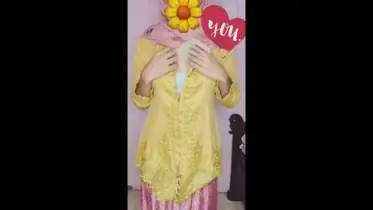 Live Ukhti Kebaya Hijab Pink Menggoda Crot